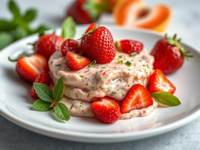 Fruitsalade — AI-gegenereerde illustratie