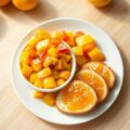 Fruitsalade met marmelade
