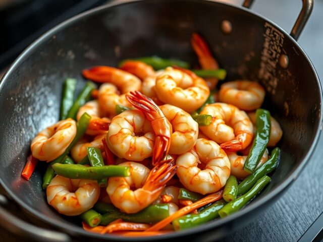 Gamba’s uit de wok — AI-gegenereerde illustratie