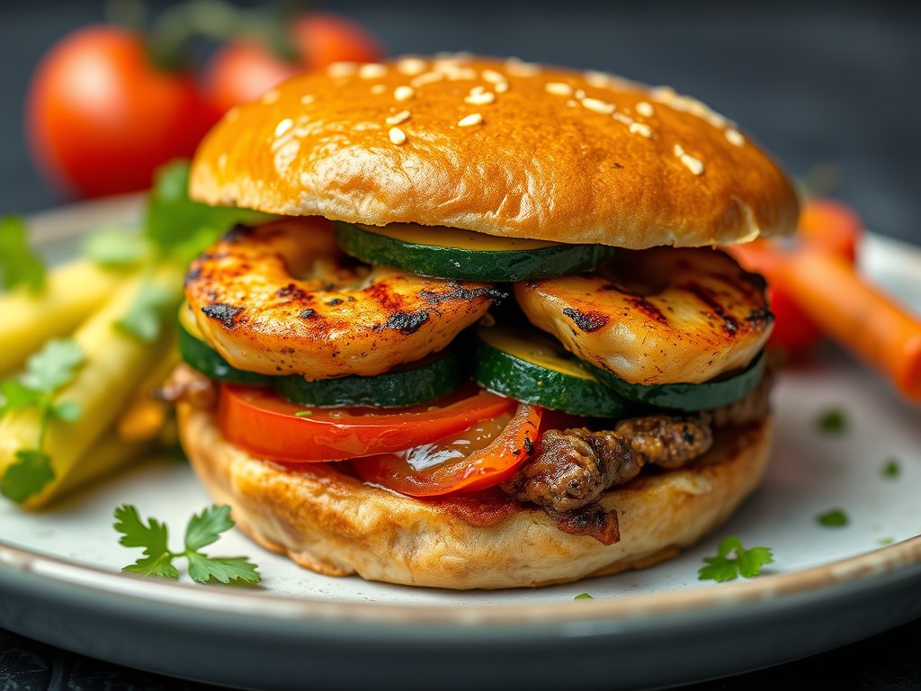 gambaburger, AI-gegenereerde illustratie