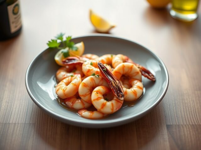 Gambas al ajillo — AI-gegenereerde illustratie
