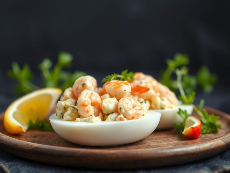 Garnalen ei salade