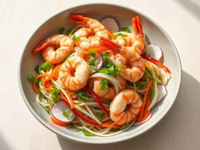 Garnalen-Groente Salade