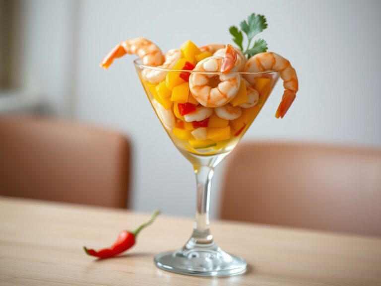 Garnalen-Mangococktail