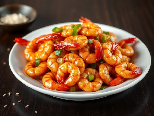 Garnalen met een Chinees Smaakje