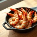 Garnalen met knoflook
