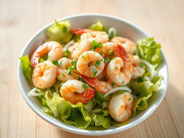 Garnalen salade