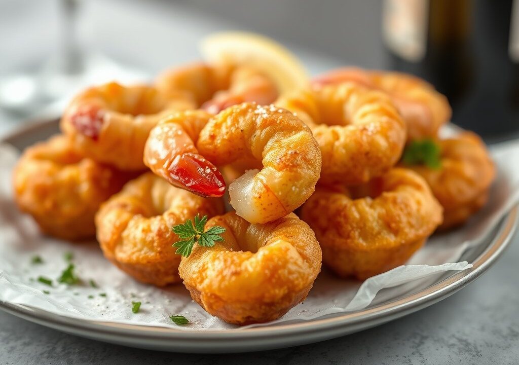 Garnalenkroketten, AI-gegenereerde illustratie