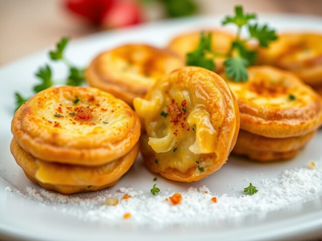Garnalenpannenkoekjes — AI-gegenereerde illustratie
