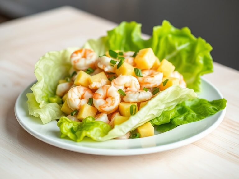Garnalensalade met ananas