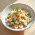 Garnalensalade met dilleroom en peultjes