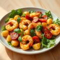 Garnalensalade met rucola