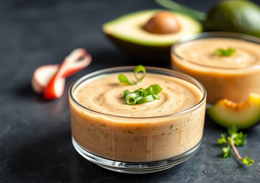 Gazpacho de luxe, AI-gegenereerde illustratie