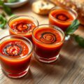Gazpacho in borrelglaasjes