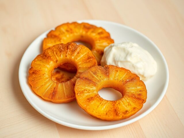 Gebakken ananas