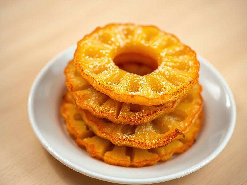Gebakken ananas, AI-gegenereerde illustratie