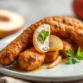 Gebakken bloedworst met appels en canisiusstroop