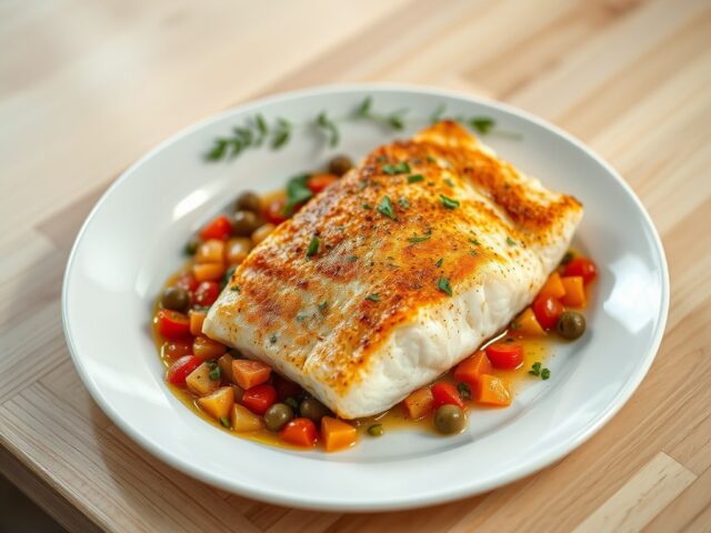 Gebakken kabeljauwfilet met kappertjes (zieopm)