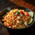 Gebakken rijst met Thaise chili pasta