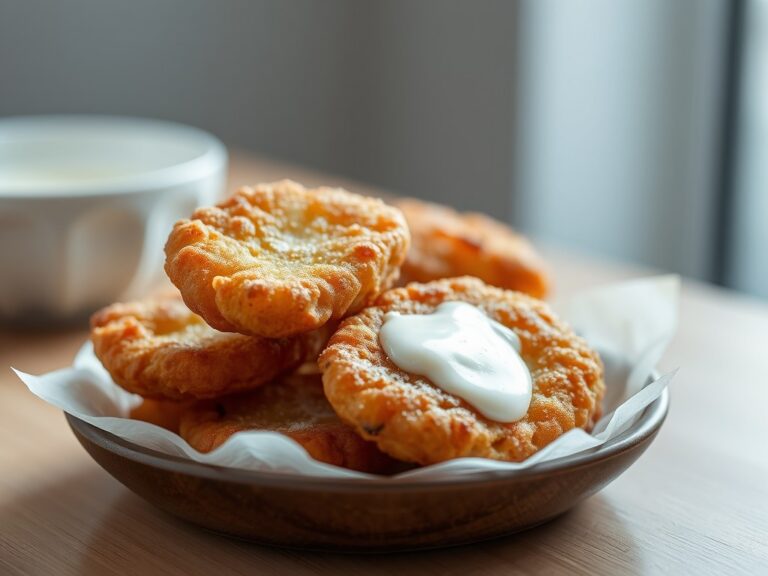 Gebakken schol in een bakdeeg