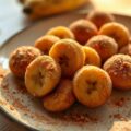 Gebakken speculaasbanaan