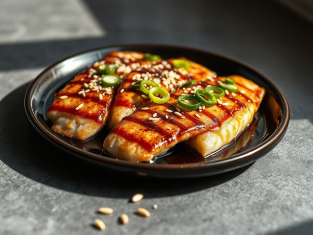 Gebakken Tilapia filets op Koreaanse wijze.