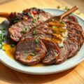 Gebraden lamsvlees met oregano