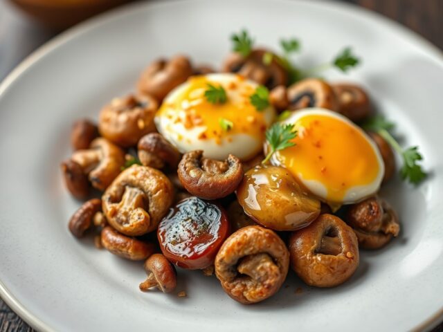 Gefrituurde champignons