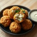 Gefrituurde krabballetjes tapas