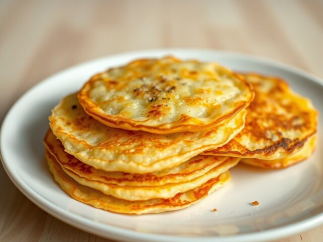Gegratineerde aardappelpannenkoekjes