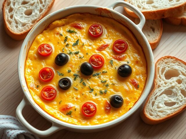 Gegratineerde Italiaanse omelet
