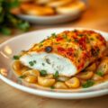 Gegratineerde kalkoenfilet