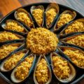 Gegratineerde mosselen