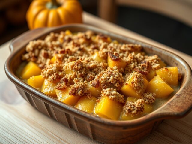 Gegratineerde pompoen