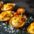 Gegratineerde St jacobsschelpen