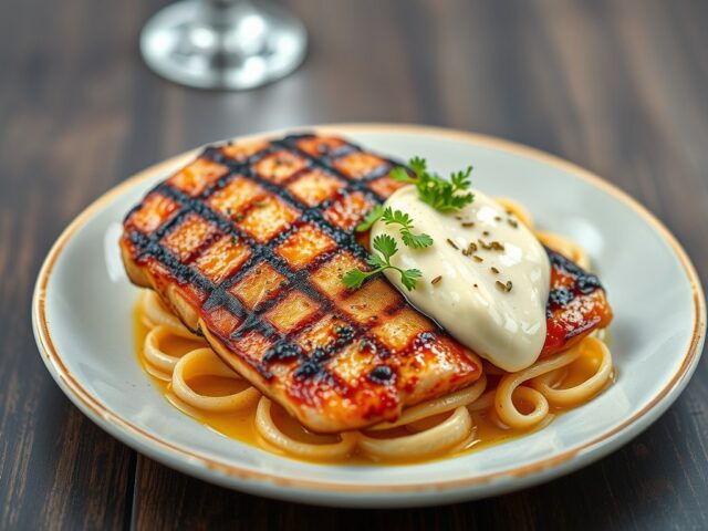 Gegrilde tongscharfilet met zuurkool ( zie opm)