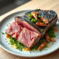 Gegrilde tonijn en gremolata met ansjovis