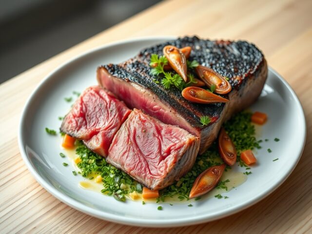 Gegrilde tonijn en gremolata met ansjovis