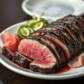 Gegrilde tonijn in Teriyaki marinade