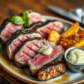 Gegrilde tonijn met wasabimayo