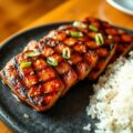 Gegrillde Tonijn met Sweet and Sour Saus