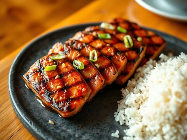 Gegrillde Tonijn met Sweet and Sour Saus