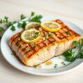 Gegrilleerde moten zalm