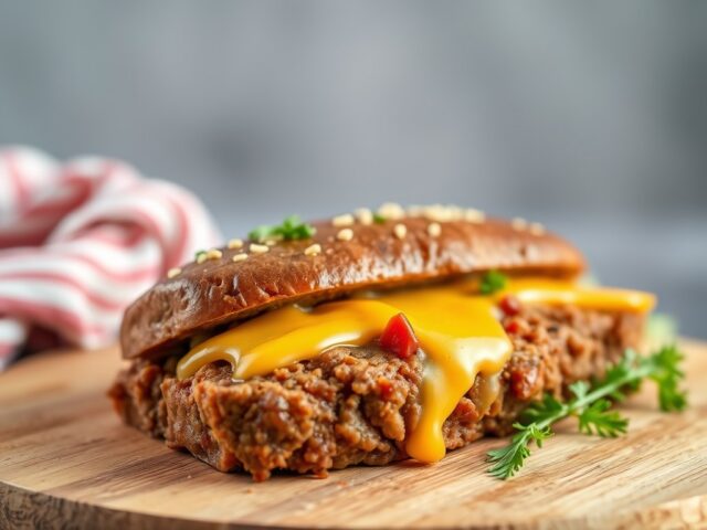 Gehakt: Home Style Meat Loaf — AI-gegenereerde illustratie