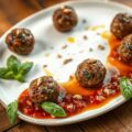 Gehaktballetjes met ricotta en pijnboompitten
