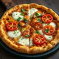 Gehaktbodem pizza