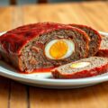 Gehaktbrood met tomatensaus