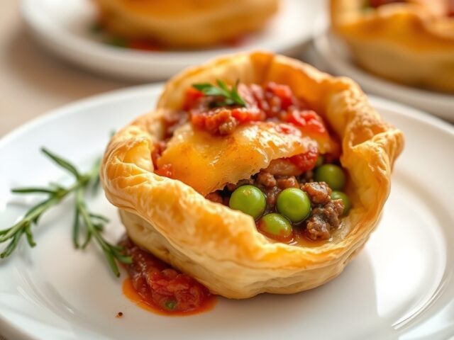 Gehaktpasteitje met kaas