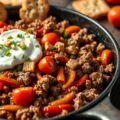 Gehaktschotel met Bastognekoeken