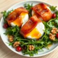 Geitenkaas met katenspek,honing en walnoten